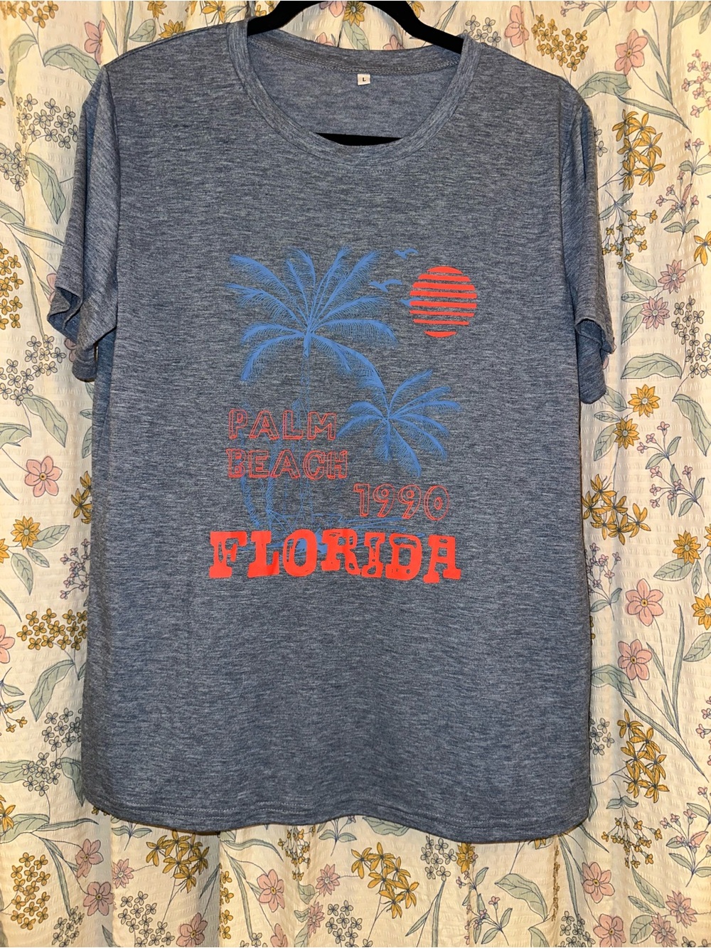 Women’s Palm Beach Florida Graphic Tee - Blue